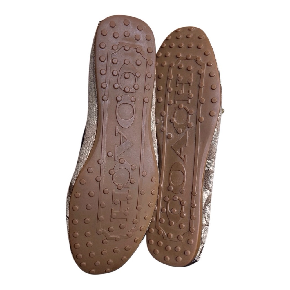 COACH Frida Monogrammed Canvas Loafers - Picture 5 of 9